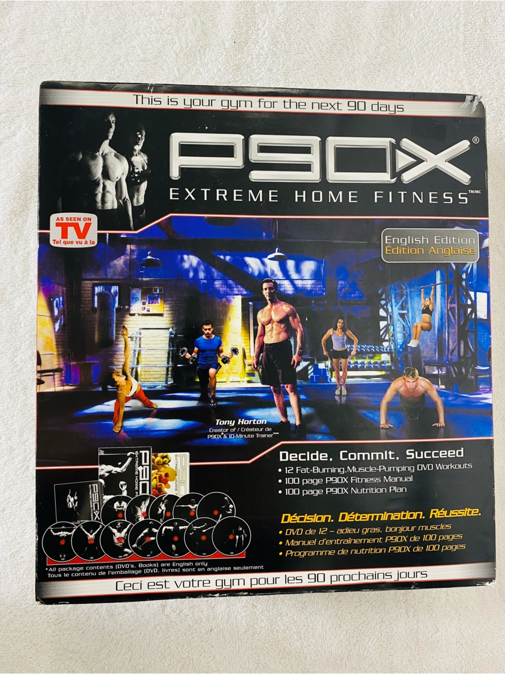P90X Extreme Home Fitness Unopened DVD Box Set Workout Kit
